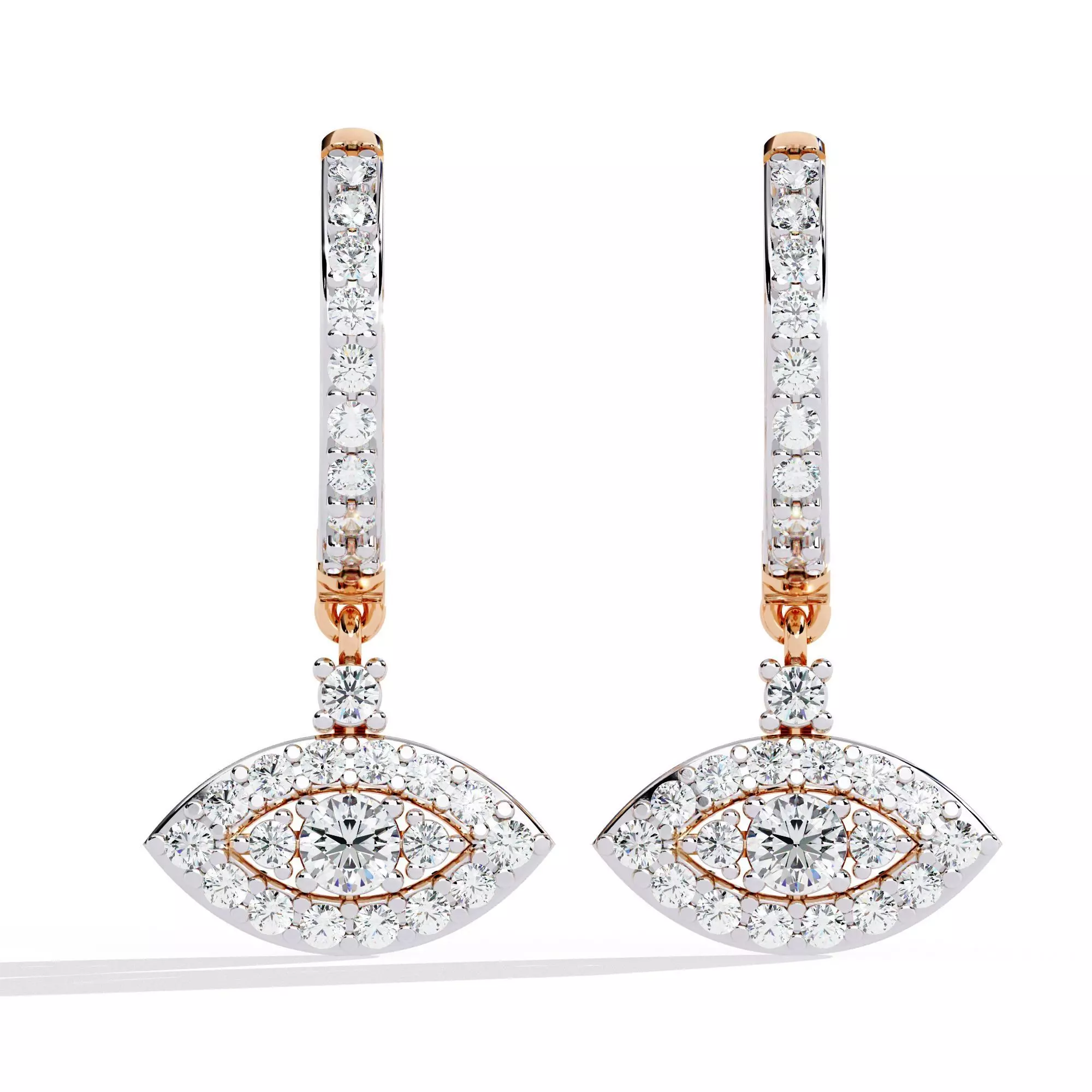 Diamond Huggies Earrings