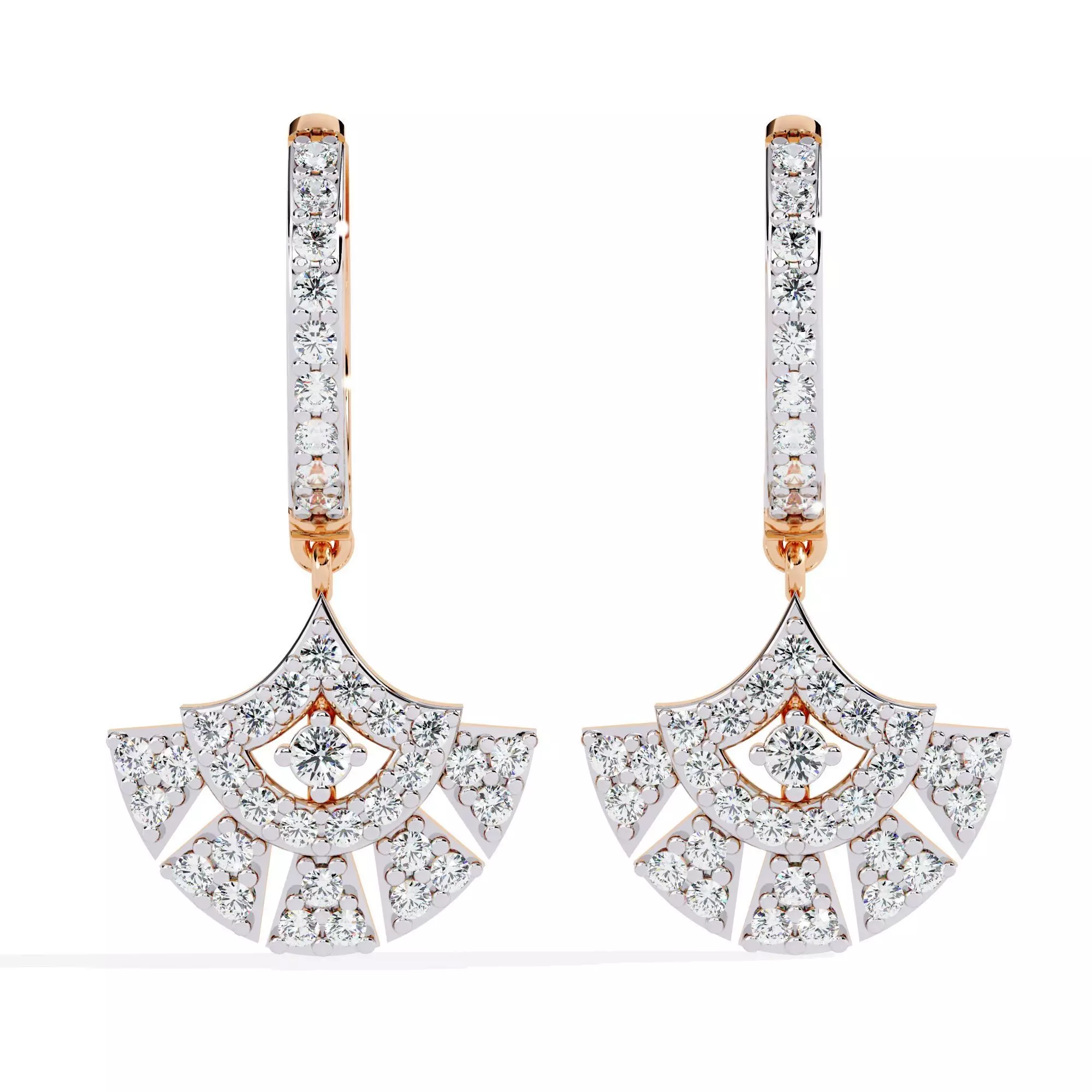 Diamond Huggies Earrings
