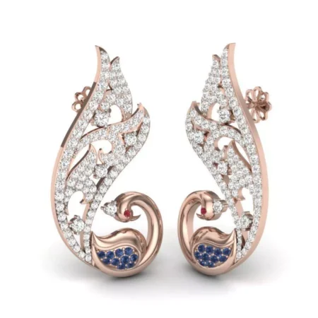 Gold Diamonds Earrings