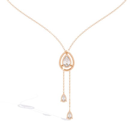 Pear Diamond Necklace