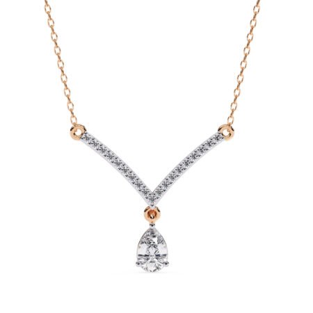 Pear Diamond Necklace