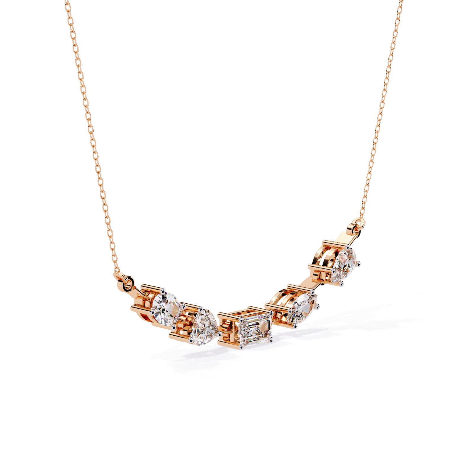 Shapes Of Diamonds necklace