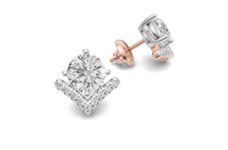 Pointer Diamond Stud Earring
