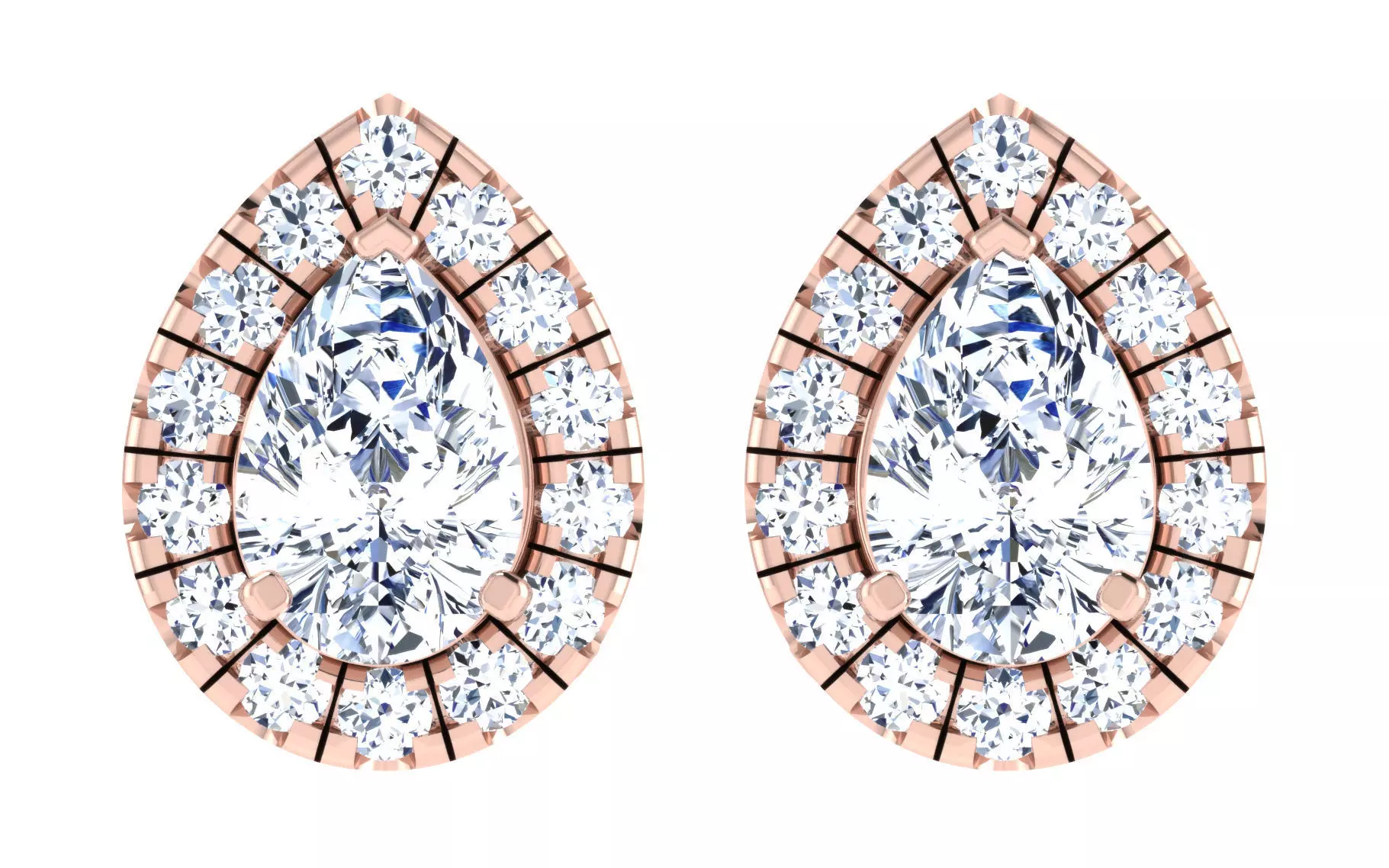 Solitaire Women Stud Earring