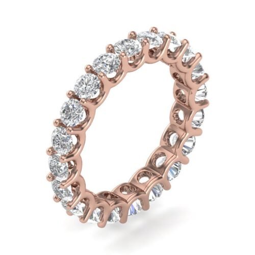 U Shaped Eternity Ring