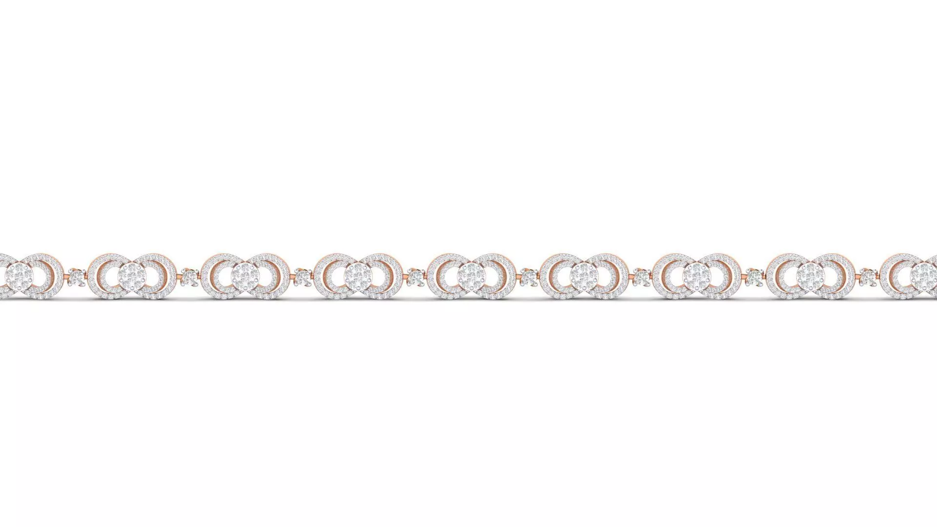 Infinity Style diamond bracelet