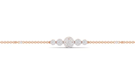 Round diamonds bracelet