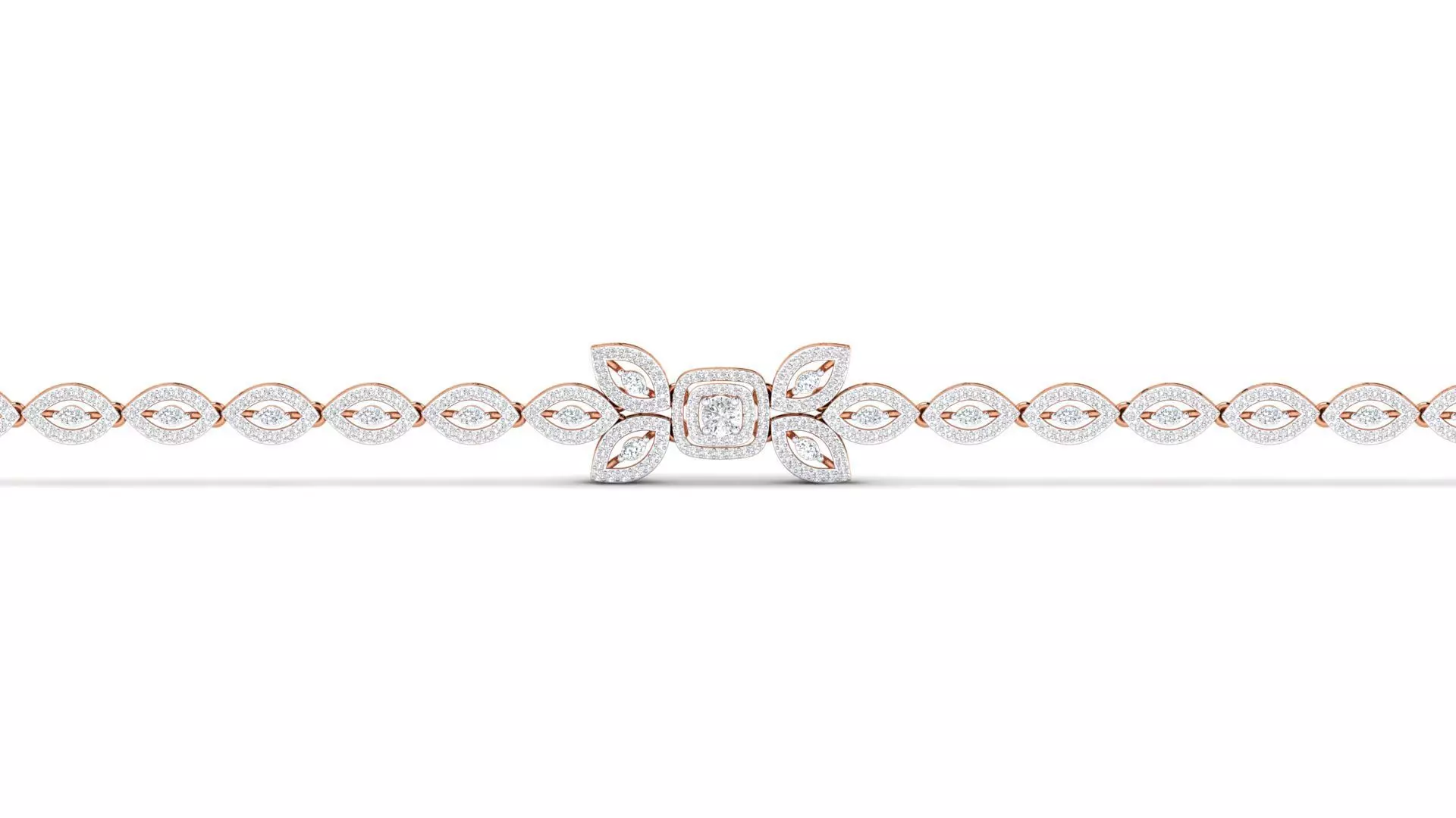 Illusion diamond bracelet