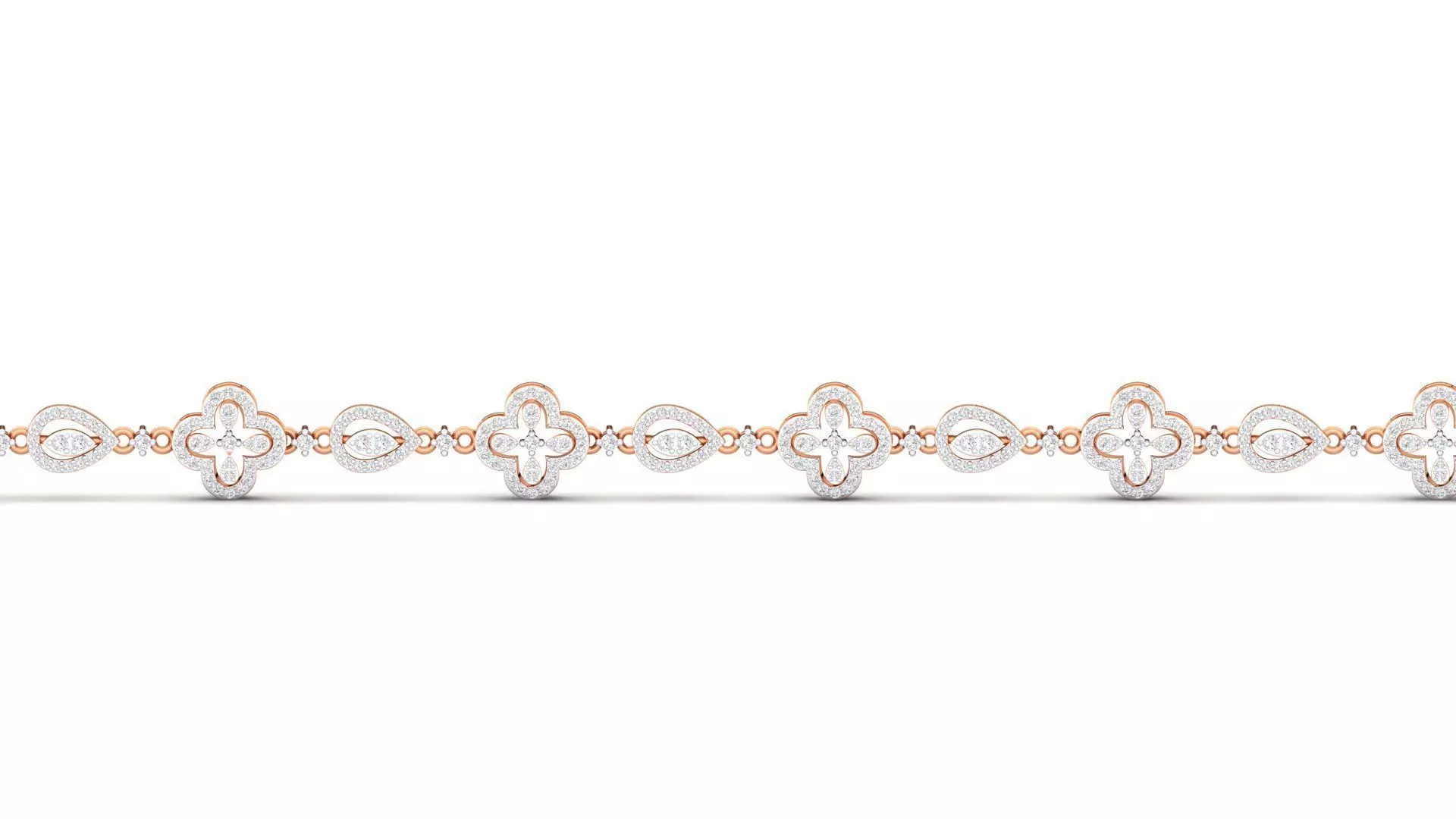 Clover Style Diamond bracelet