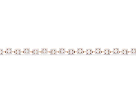 Mini Square illussion Diamond bracelet