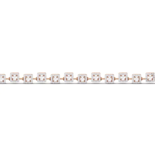 Mini Square illussion Diamond bracelet