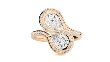 Pear Shape Cocktail Ring