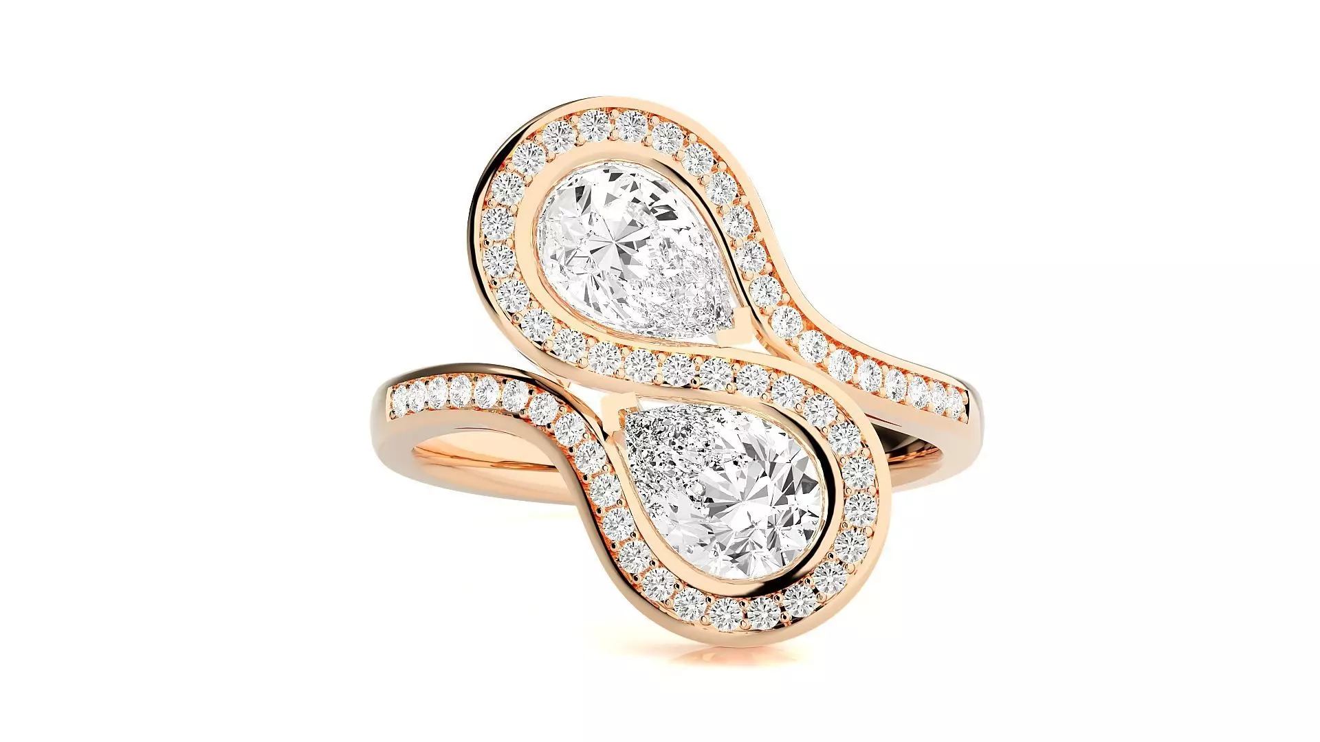Pear Shape Cocktail Ring